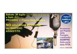A SALÒ PER DIFENDERE LA VITA
